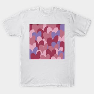 Heart Pattern T-Shirt